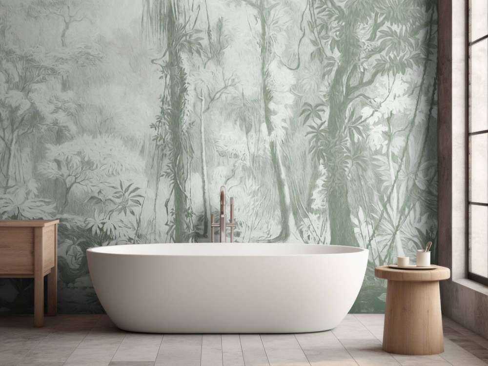 Las tropikalny - zielony