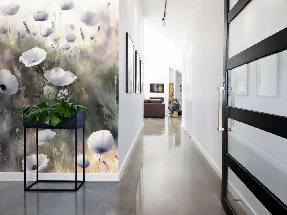 Taniec dzikich kwiatów - niebieski