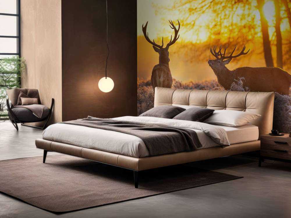 Jeleń o zachodzie słońca