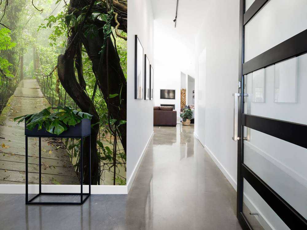 Most z drewnianymi deskami