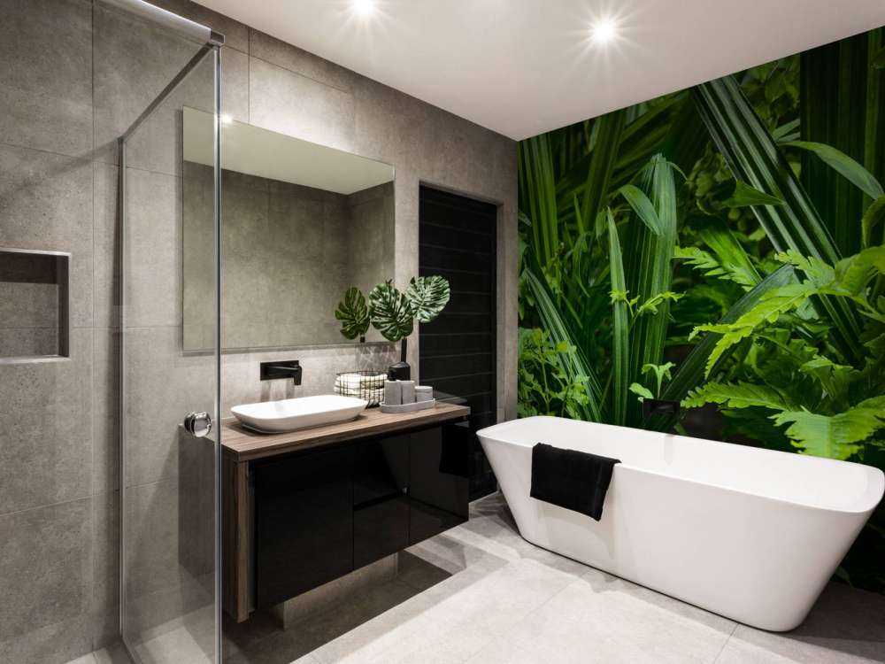 Panorama z roślinami