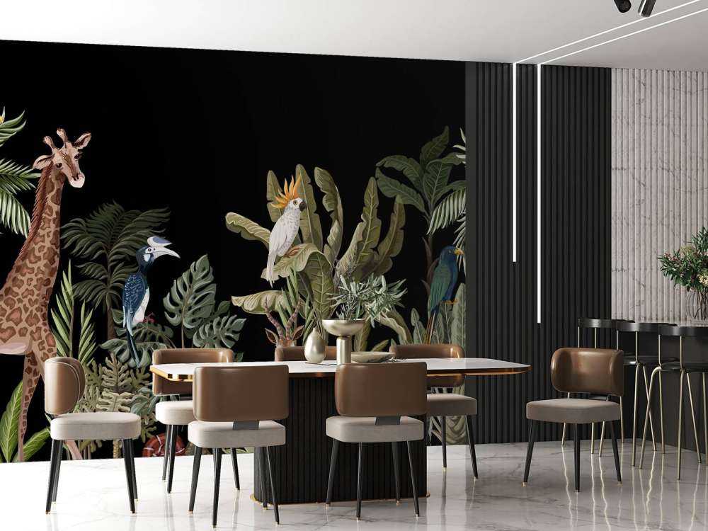 Różne zwierzęta z dżungli