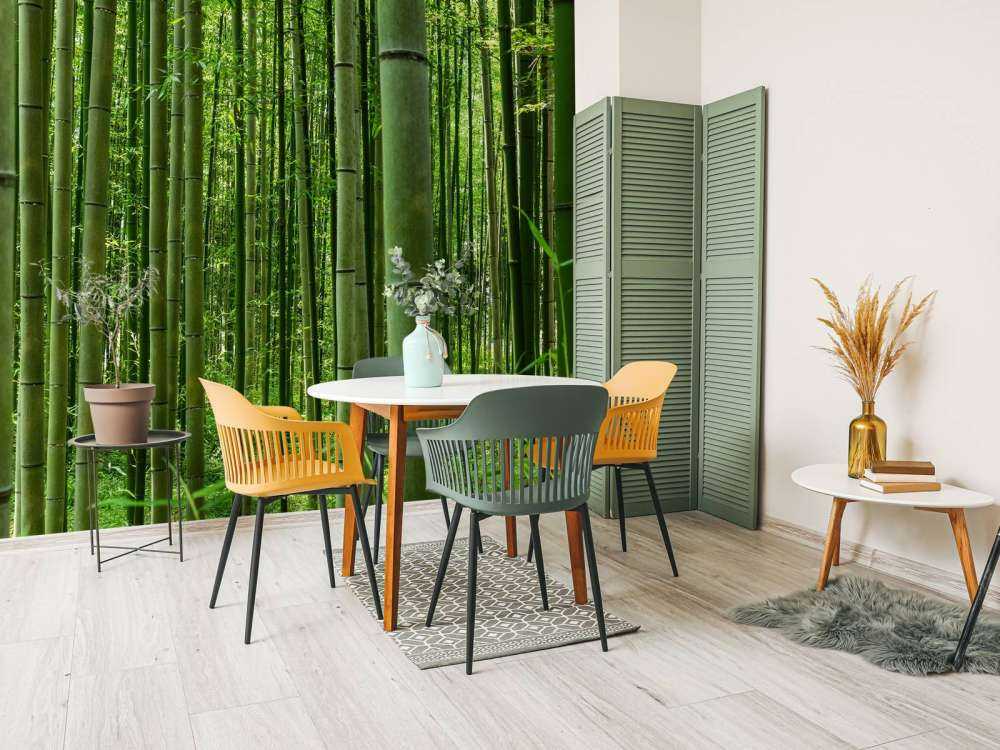 W środku lasu bambusowego