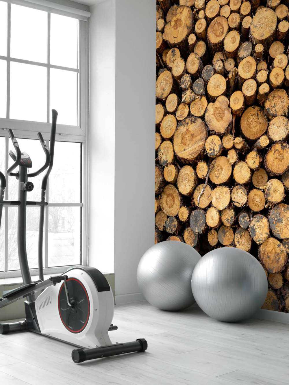 Drewno ułożone w stos