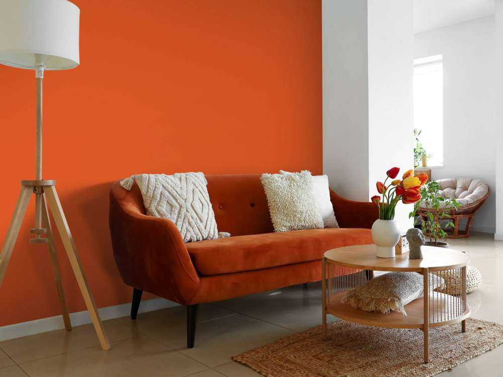 Ciemny pastelowy pomarańcz