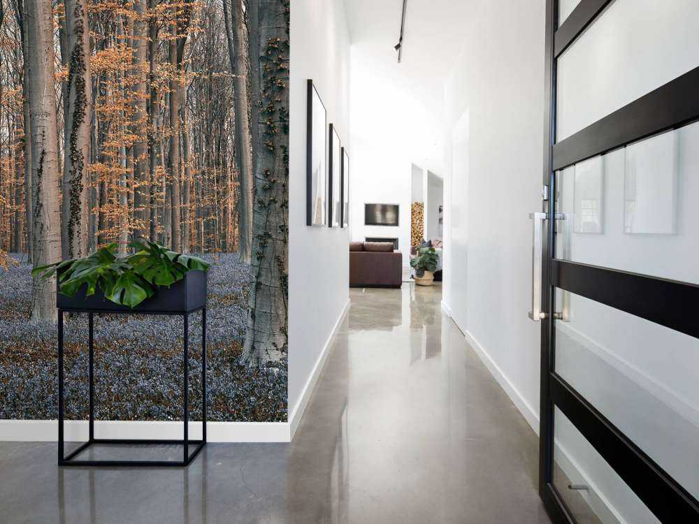 Las z pastelowymi odcieniami