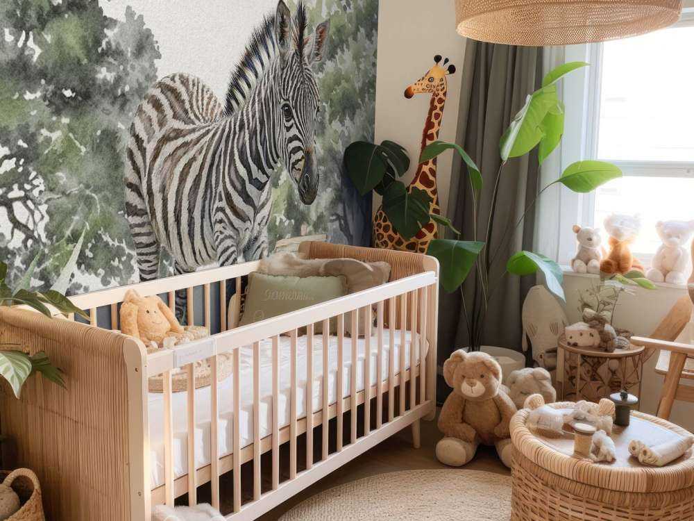 Młoda zebra w naturze