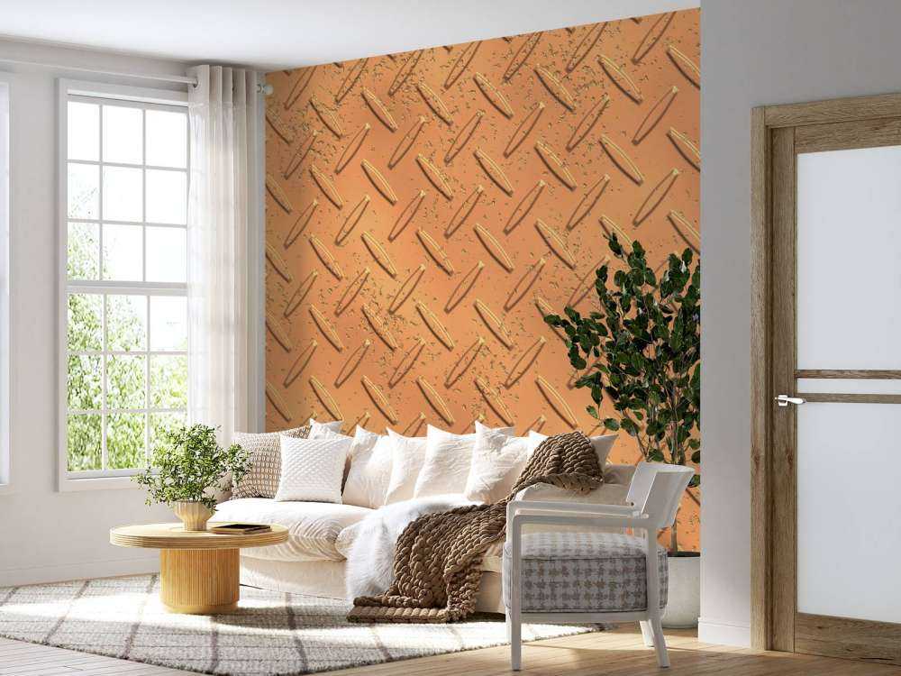 Brązowa płyta metalowa