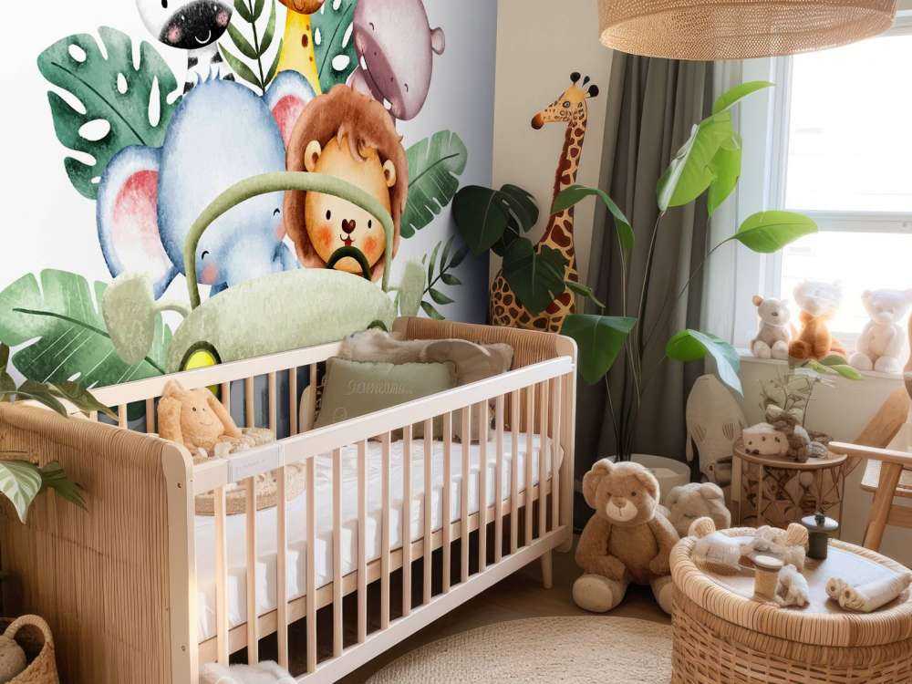 Zwierzęta safari w jeepie