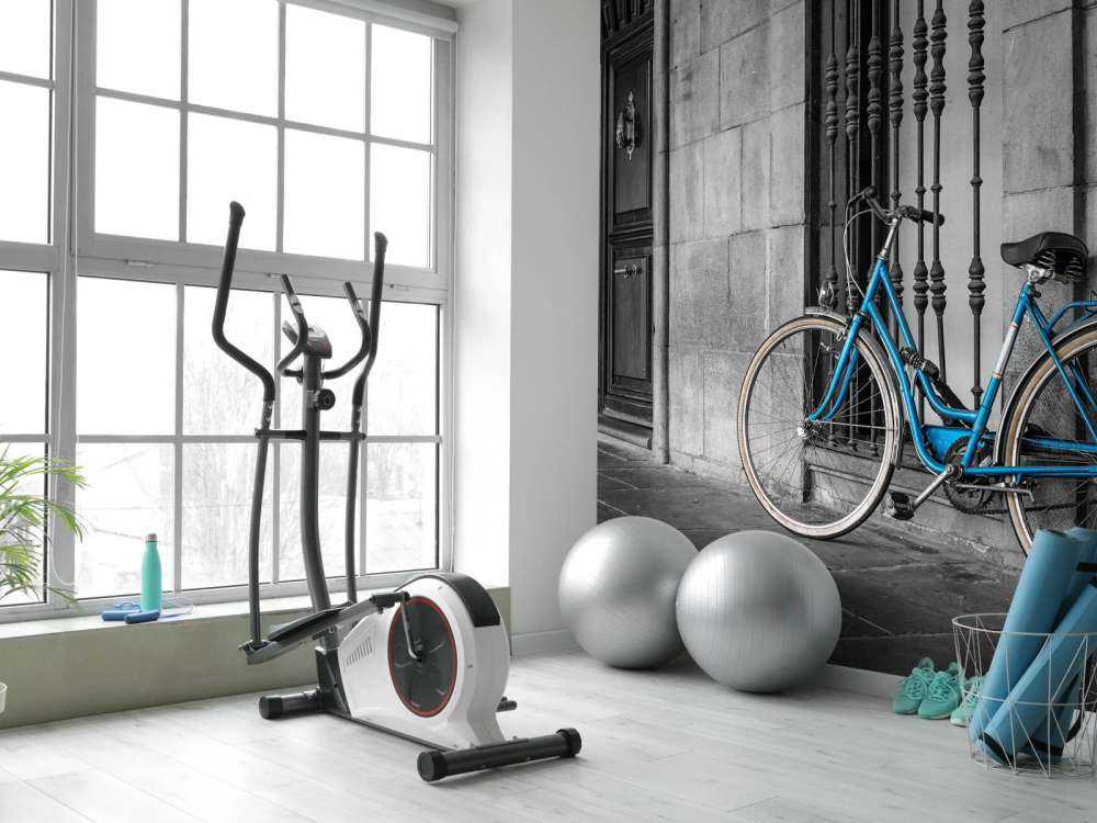 Stary niebieski rower