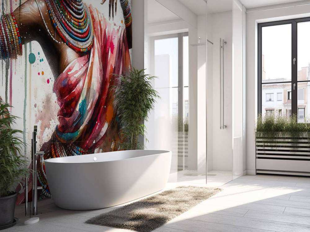 Akwaforta afrykańska tancerka