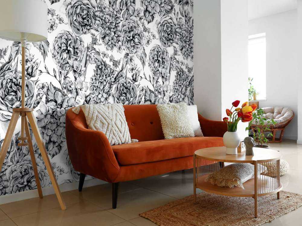 Czarno-Biały Ogród Kwiatowy