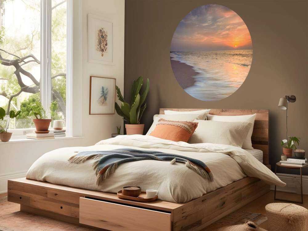 Evening view of beautiful beach in Israel