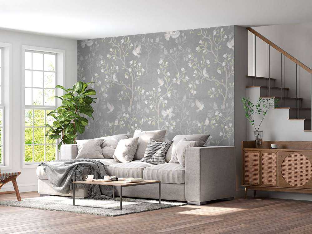 Szare szepczące liście