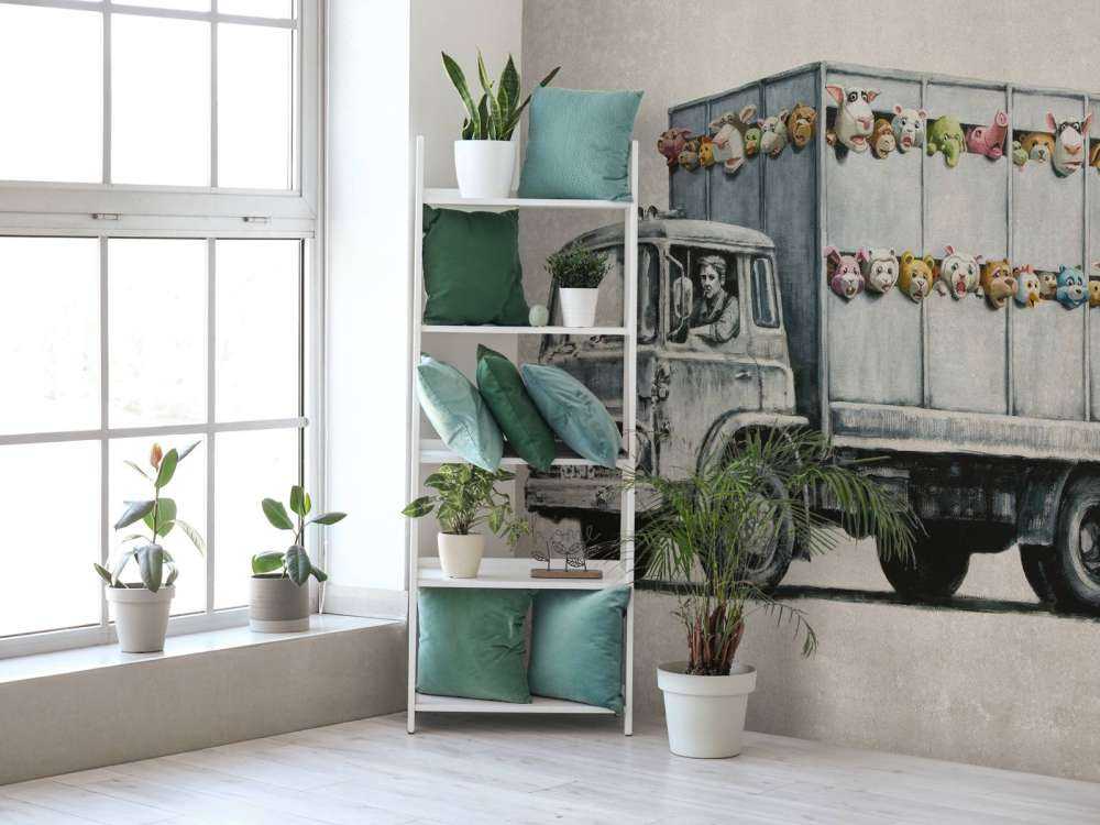 Banksy - Meat truck, soft concrete