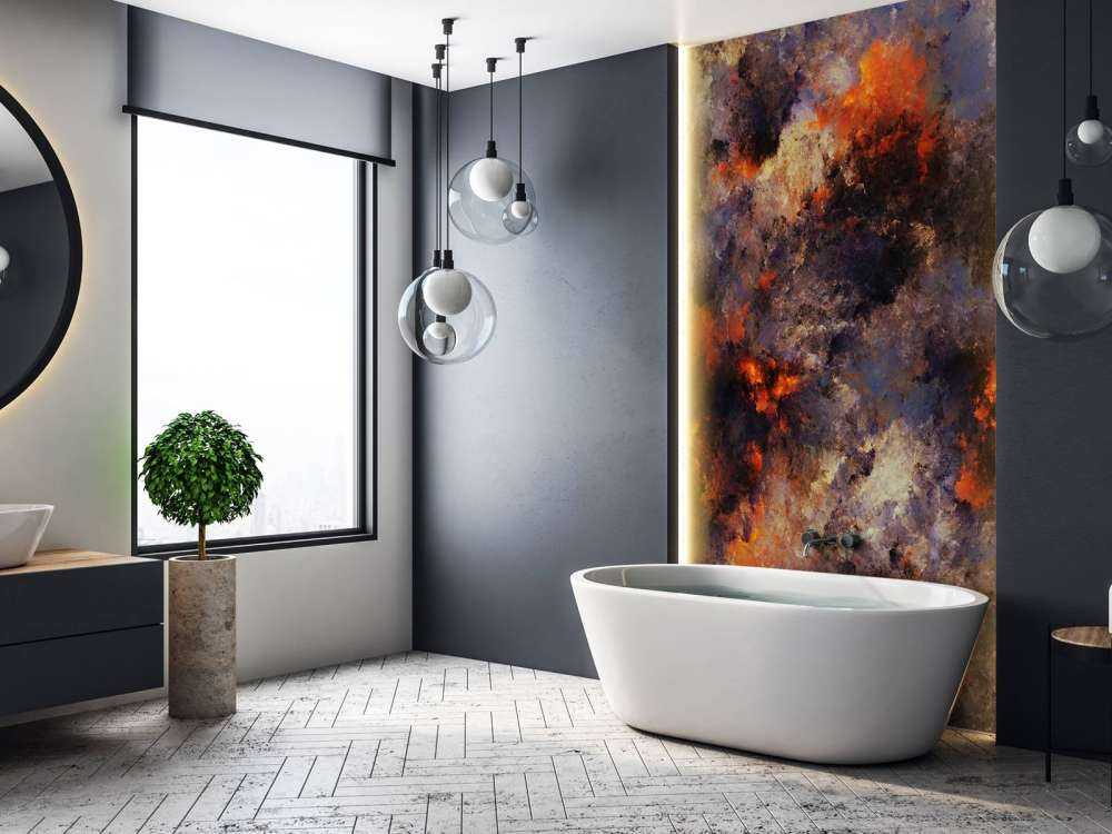 Ciemne abstrakcyjne chmury dymu