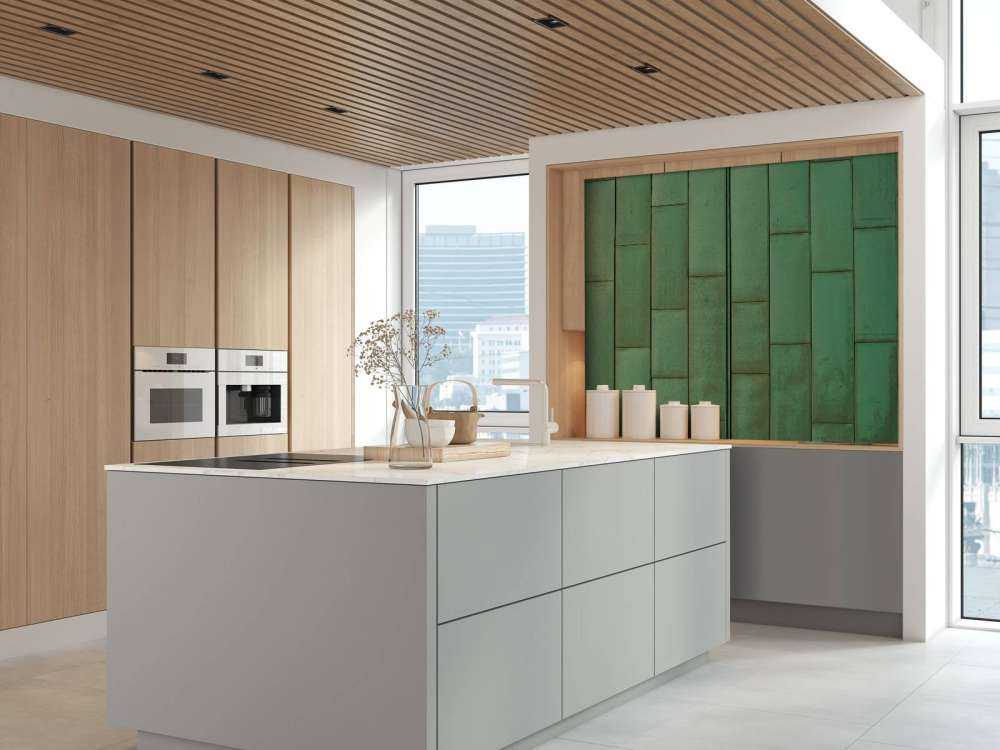 Zielone płytki z miedzi