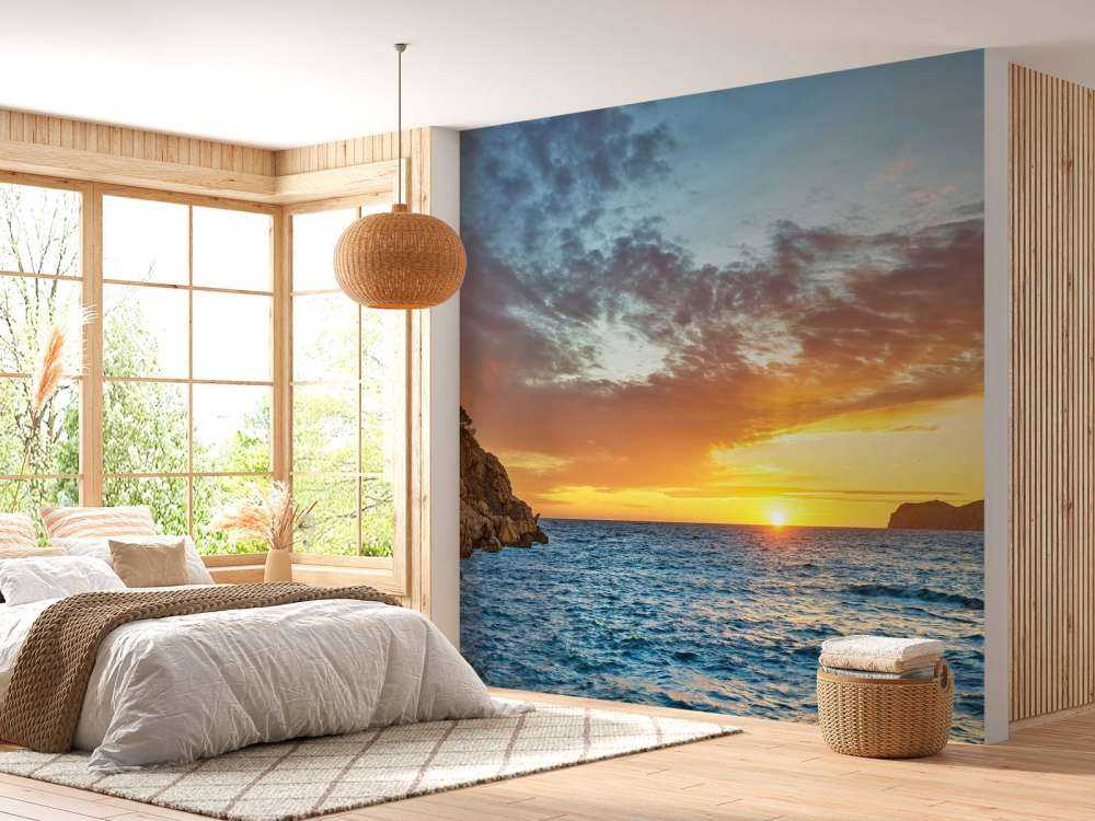 Zachód słońca na wyspie