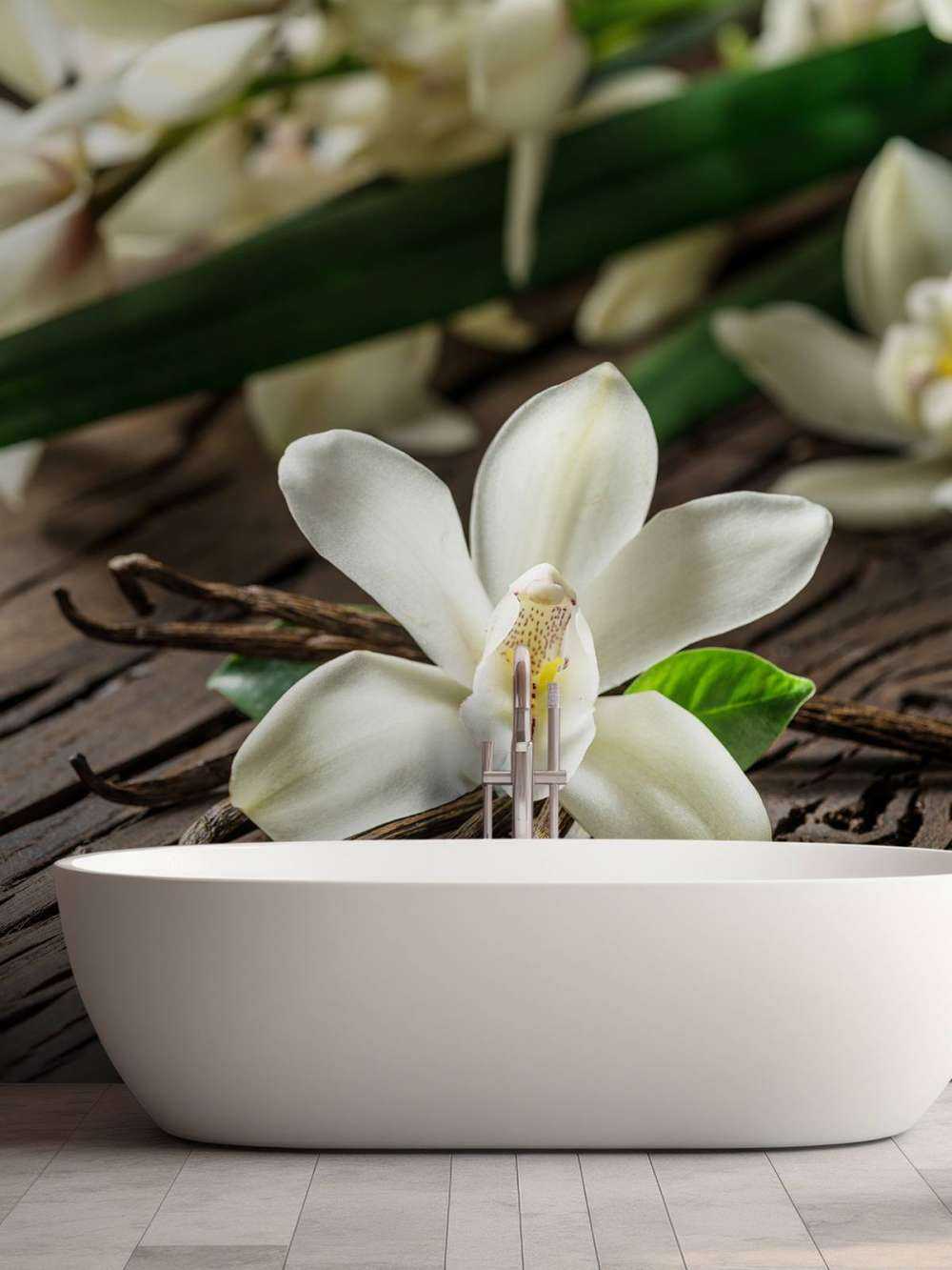 Laski kwiatów i wanilii