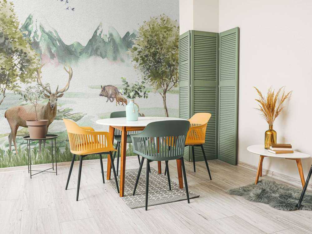 Kolorowe zwierzęta leśne