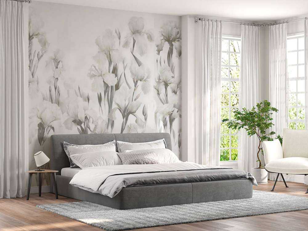 Irysy Tańczą Bezszwowo Ciepły Beż