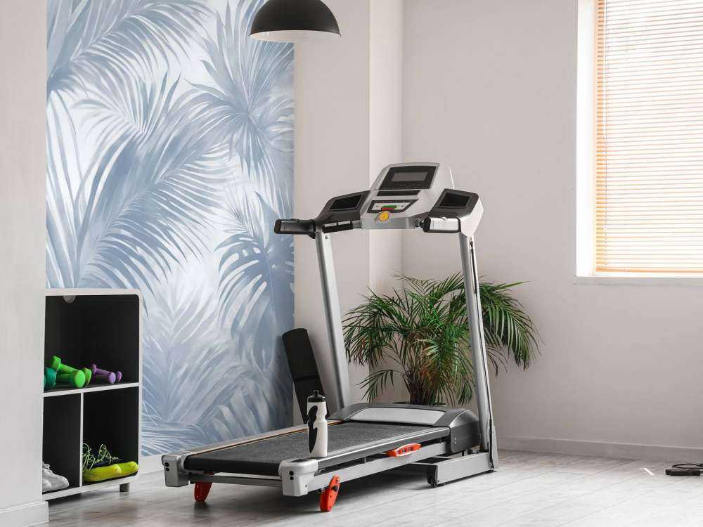 Palm Extravaganza Niebieski