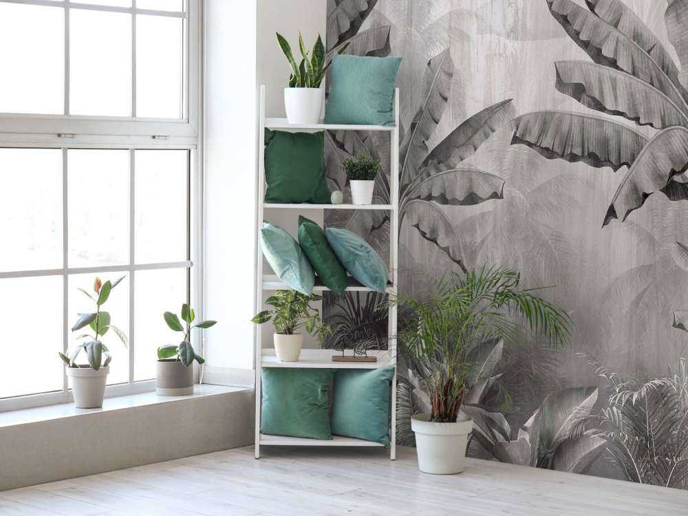 Tropikalne mgławicowe palmy