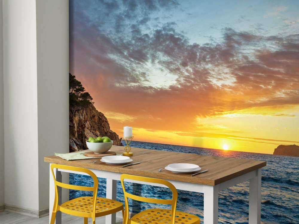 Zachód słońca na wyspie