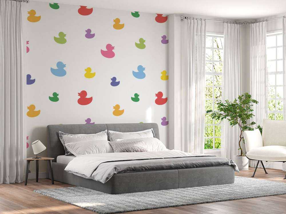 Kolorowe kaczki do kąpieli