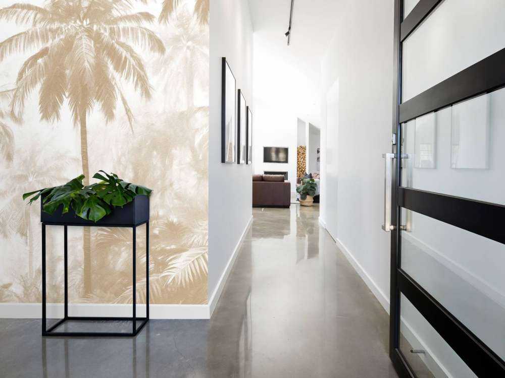 Mglisty Las Palmowy, taupe