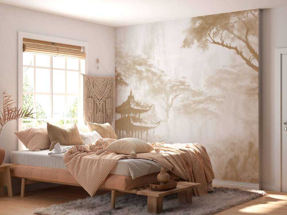 Mglisty Pawilon Orientalny, taupe