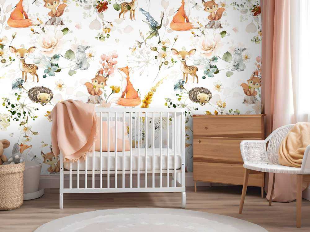 Leśne zwierzęta dla niemowląt