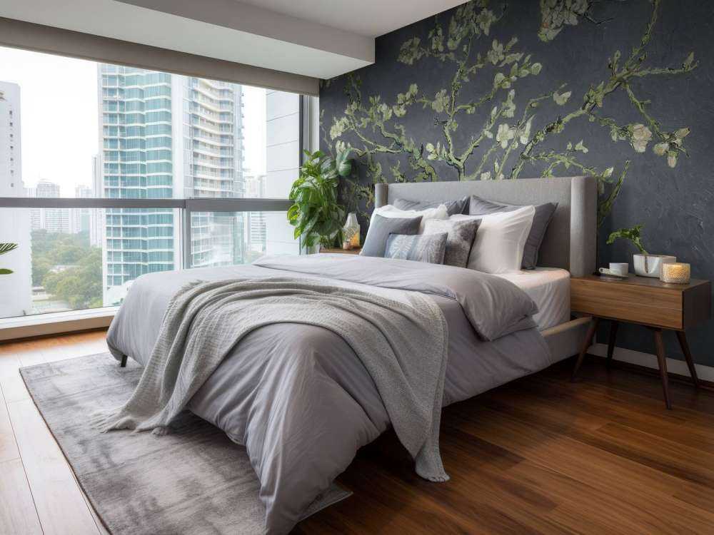 Kwitnący kwiat migdałowca