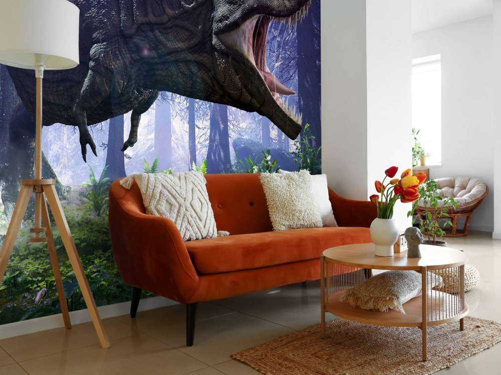 Tyranozaurus Rex nad jeziorem