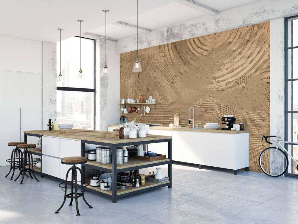 Struktury i kształty w kolorze złotego brązu