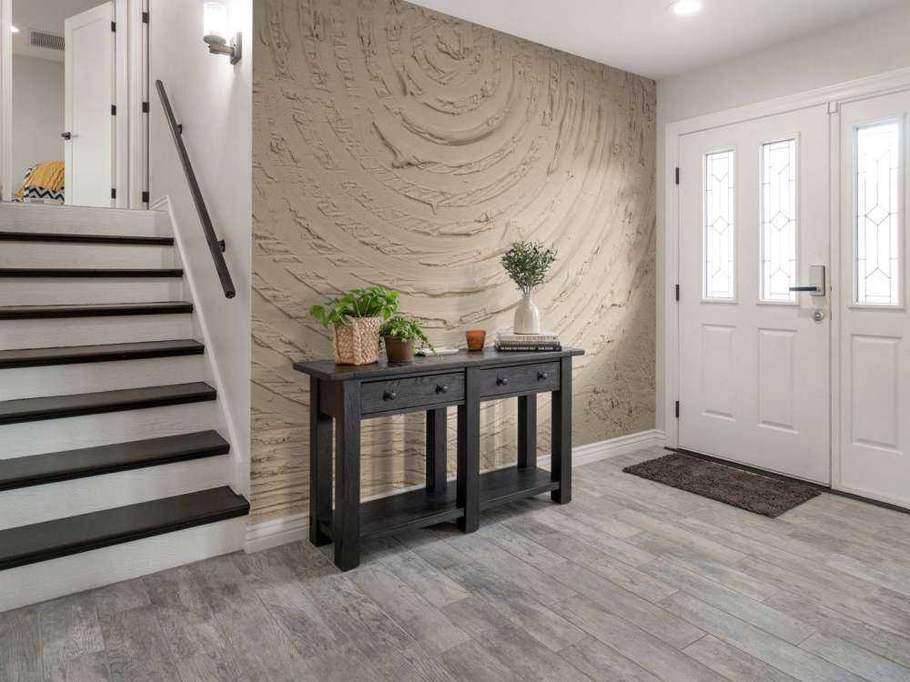 Okrągłe kształty i linie w kolorze taupe