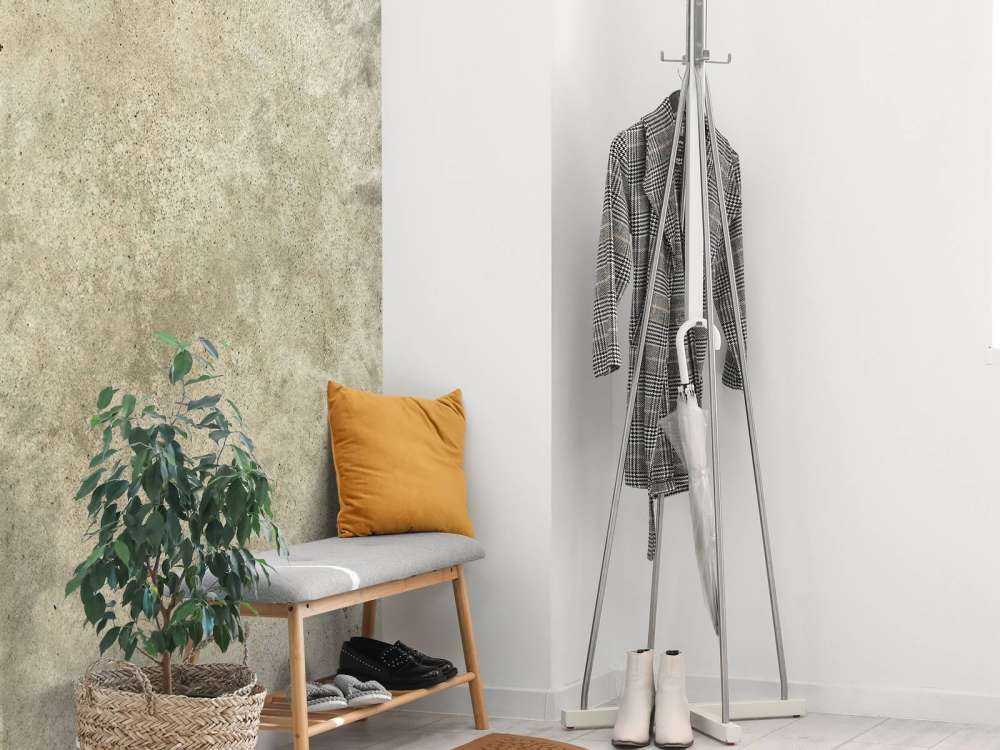 Jasnoszary beton polerowany na wysoki połysk