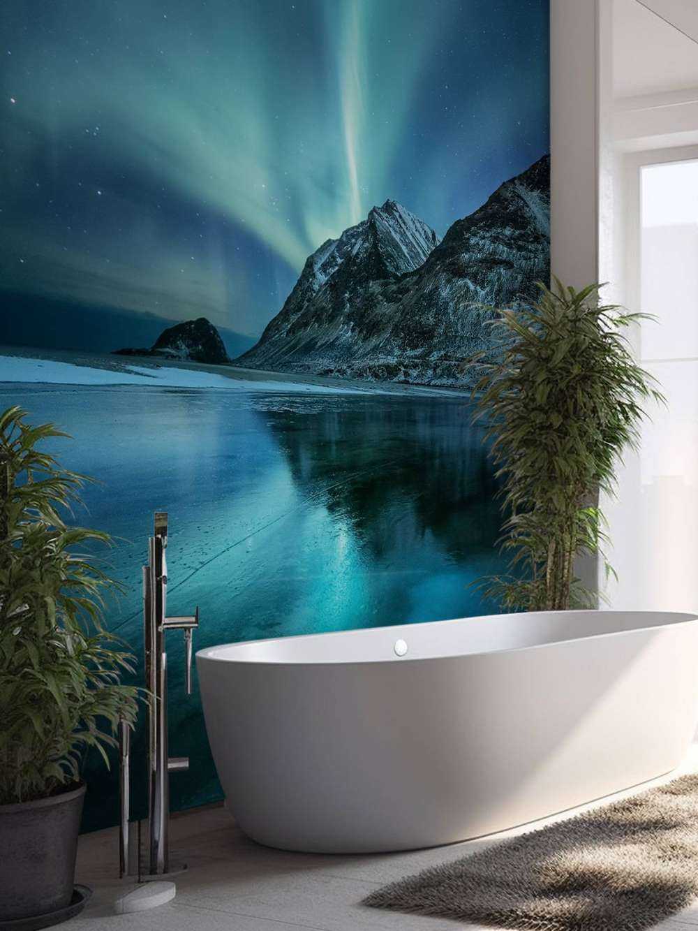 Niebieskie światła północne