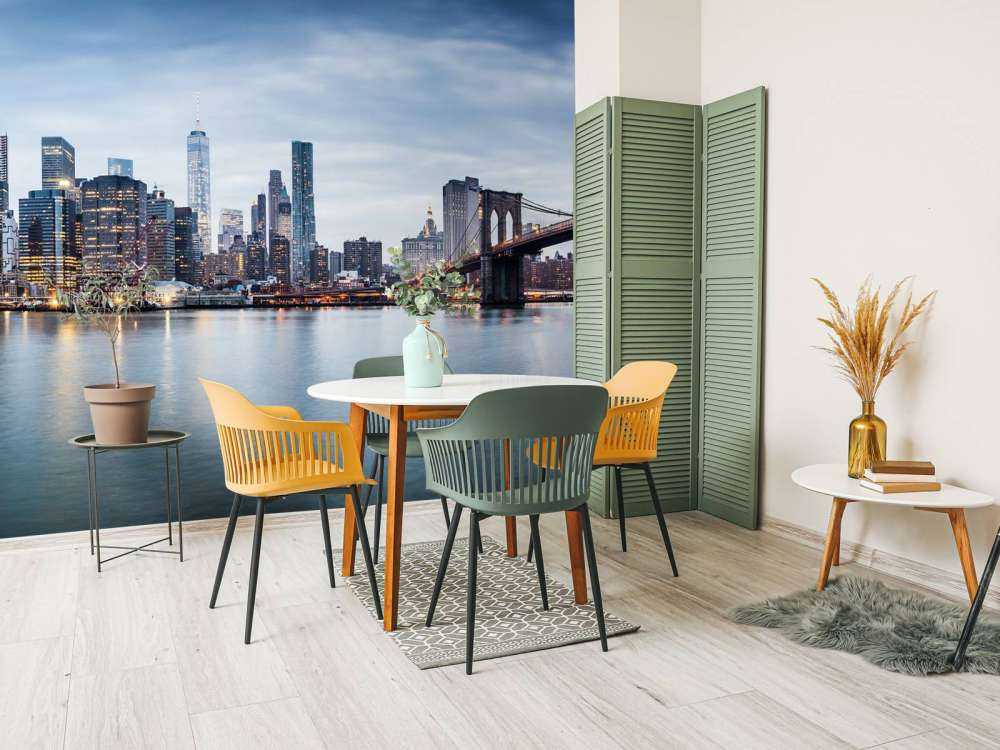 Zachód słońca w Nowym Jorku