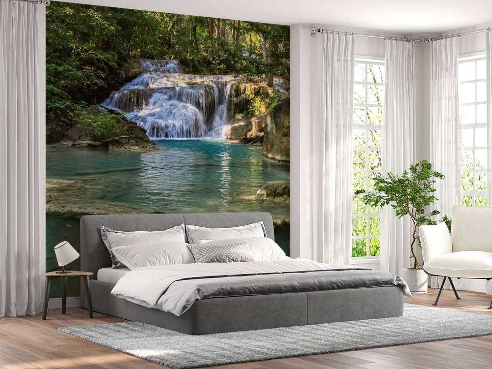 Łowienie ryb przy wodospadzie