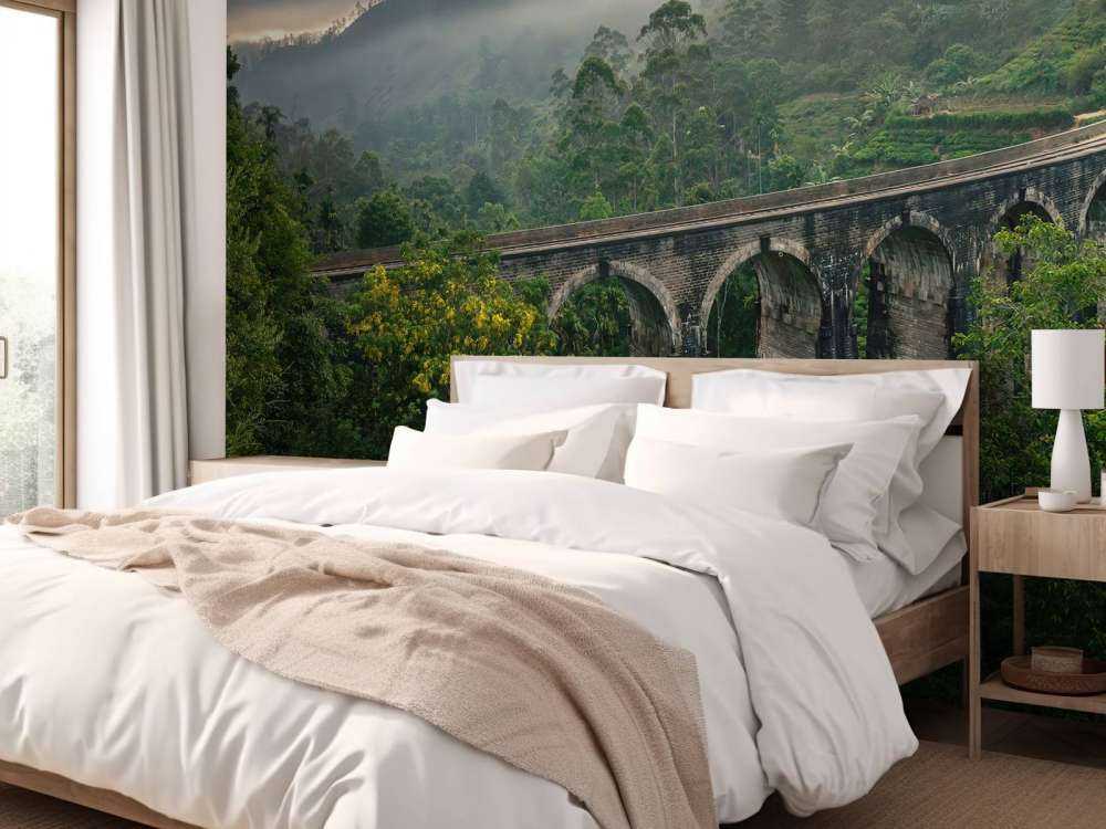 Most kolejowy przez dżunglę