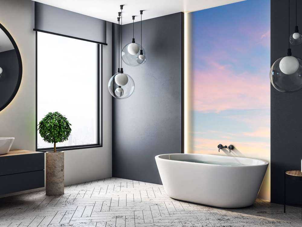 Niebo z miękkimi kolorami