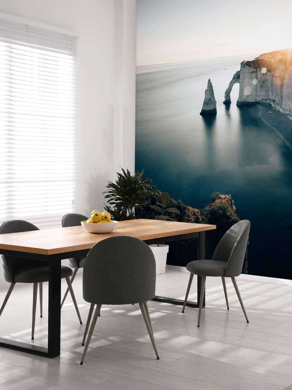 Poranne słońce w Normandii