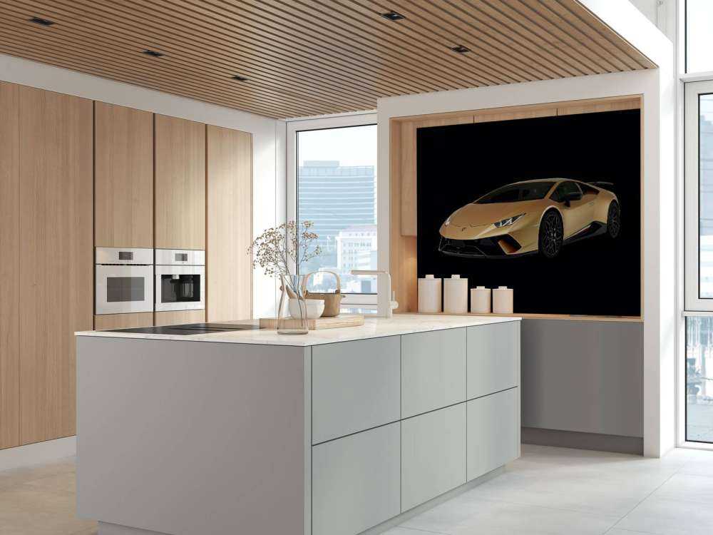 Lamborghini Huracán - Prawy przód, czarny