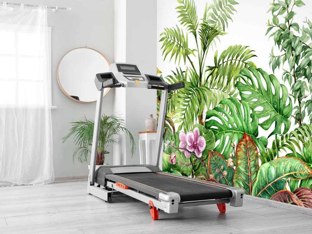 Tropikalne rośliny w akwareli