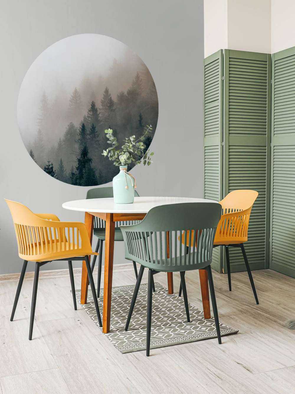 Cortina d'Ampezzo podczas mgły