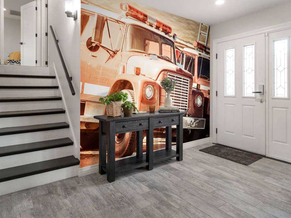 Starożytny wóz strażacki