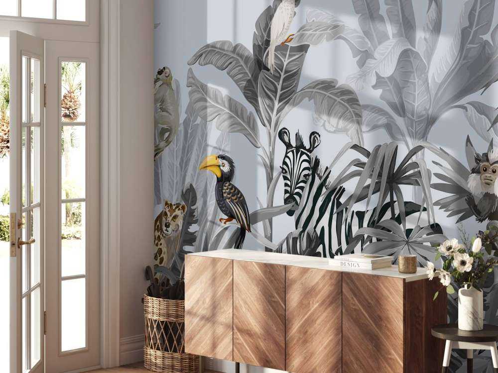 Dżungla pełna zwierząt