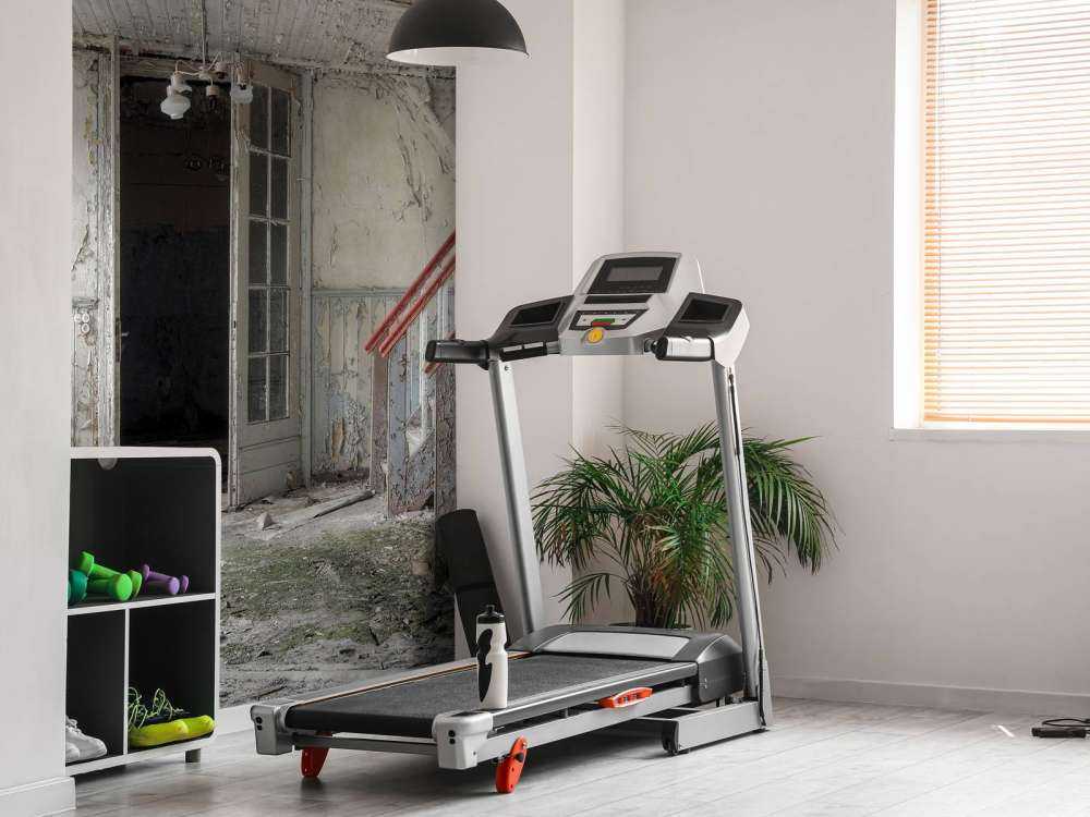 Czerwona poręcz hotelowa