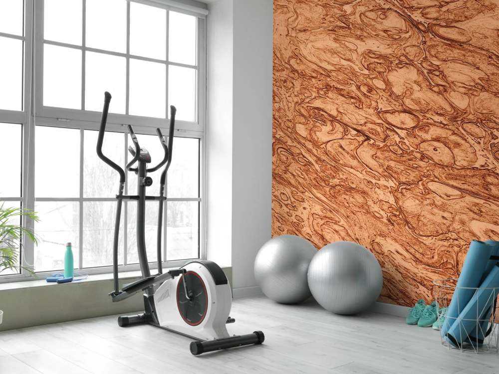 Tło z roztopionej miedzi